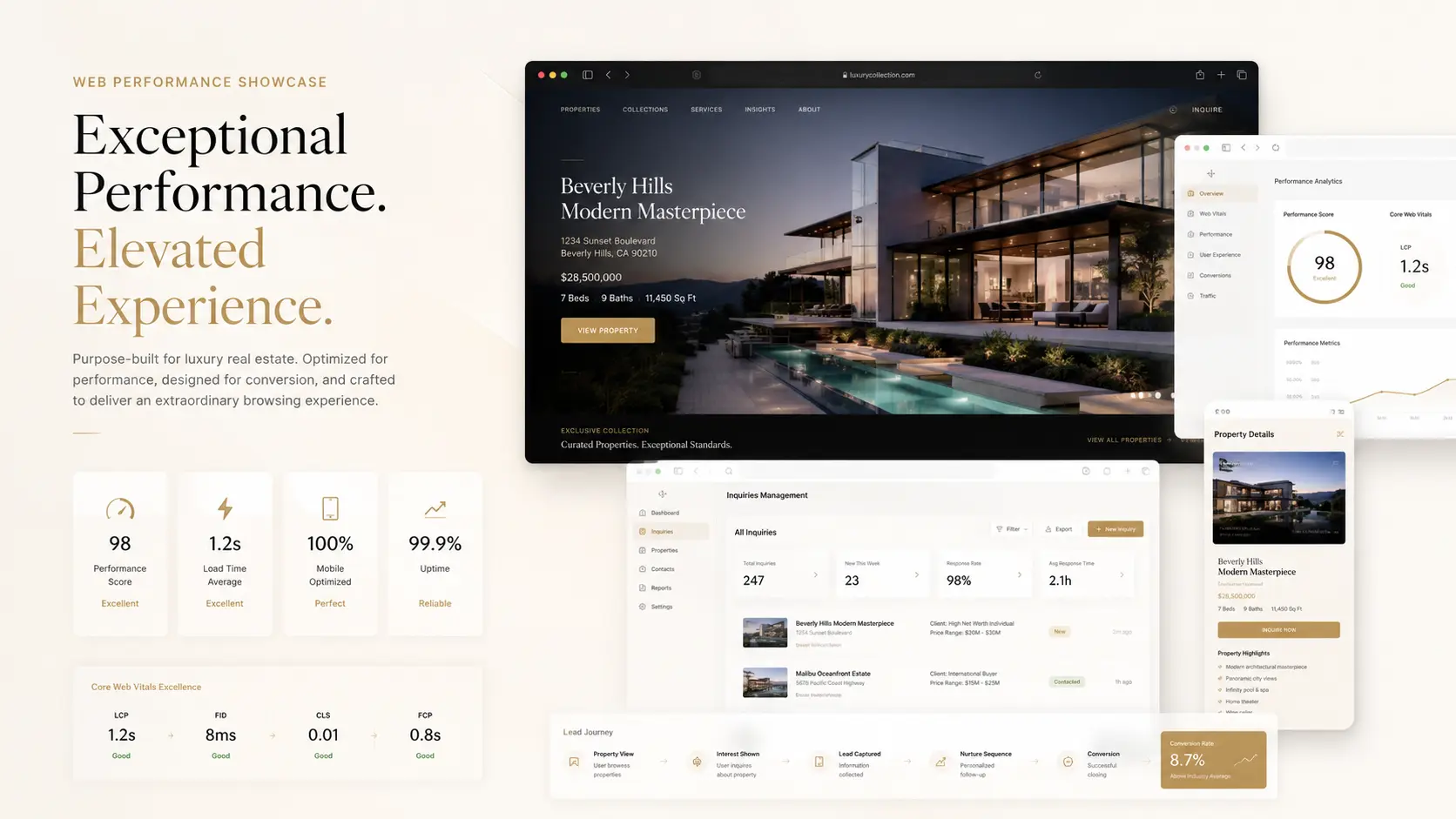 Apex Capital — Premium Real Estate Web Portal