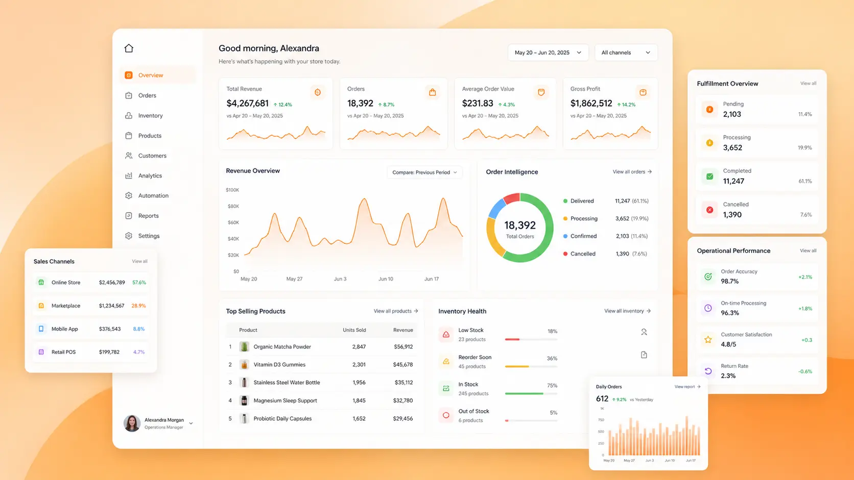 QuickCart delivery WebSocket state tracking maps